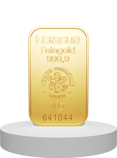 10 grama zlatna poluga